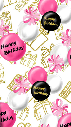 Pink Birthday Decorations Wallpaper