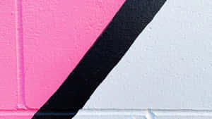 Pink & Black Flourishing Nature Wallpaper