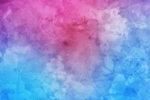 Pink Blue Smoke Watercolor Art Wallpaper