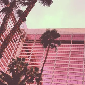 Pink Building Aesthetic Wallpaper