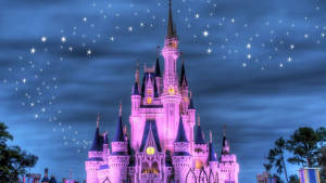 Pink Castle Disney Desktop Wallpaper