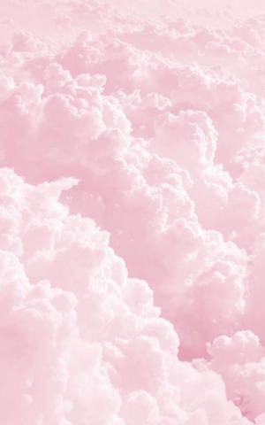 Pink Clouds Cute Tablet Wallpaper