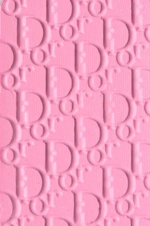 Pink Dior Pattern Texture Wallpaper