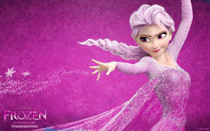 Pink Elsa Frozen Let It Go Wallpaper