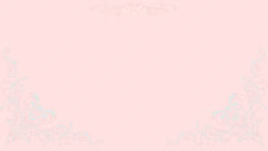 Pink Floral Ornament Pastel Desktop Wallpaper