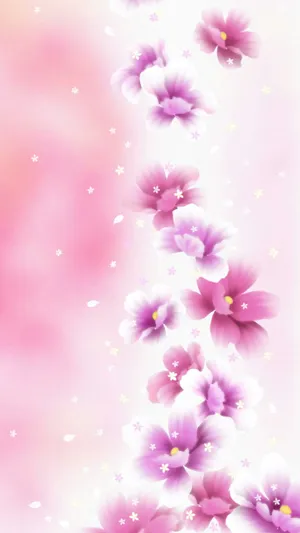 Pink Flowers Wallpaper - Wallpapers For Android Wallpaper