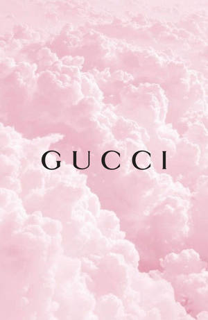 Pink Gucci Clouds Wallpaper