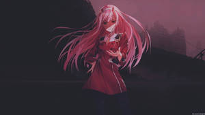 Pink-haired Animated Girl Wallpaper