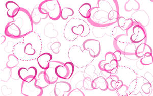Pink Hearts Wallpaper - Holiday Wallpaper Wallpaper