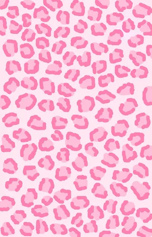 Pink Leopard Print Pattern Wallpaper