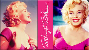 Pink Marilyn Monroe Cover Art Wallpaper