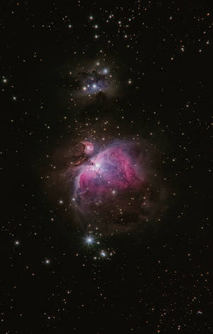 Pink Nebula In Space Wallpaper