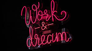 Pink Neon Sign Hd Inspirational Wallpaper