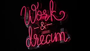 Pink Neon Sign Hd Inspirational Wallpaper