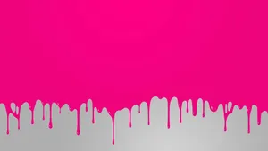 Pink Paint Drip Wallpaper