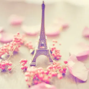 Pink Paris Ornament Wallpaper