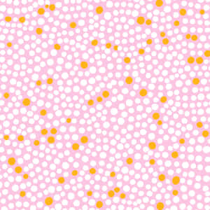 Pink Polka Dots Pattern Wallpaper