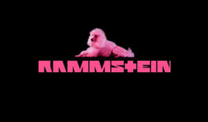 Pink Poodle Rammstein Logo Wallpaper