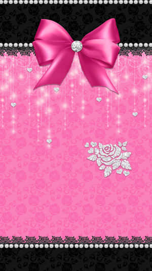 Pink Ribbon Symbol For Breast Cancer Awareness Wallpaper