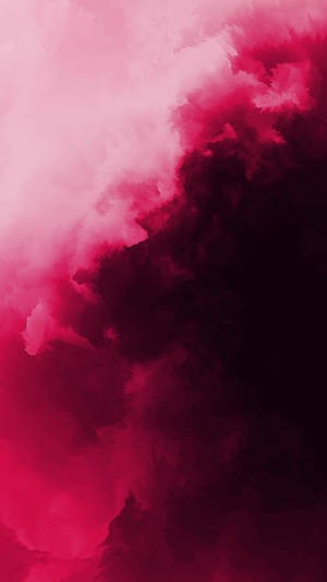 Pink Smoke Ios Default Wallpaper