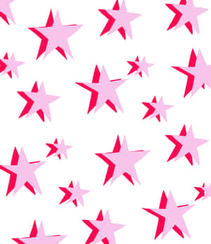 Pink Stars Wallpaper Wallpaper