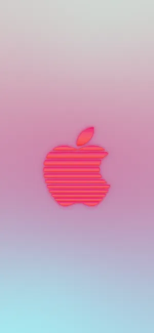 Pink Strip Apple Logo Iphone Wallpaper