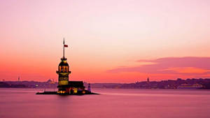 Pink Sunset In Istanbul Wallpaper And Image - Wallpaper, Picture Wallpaper