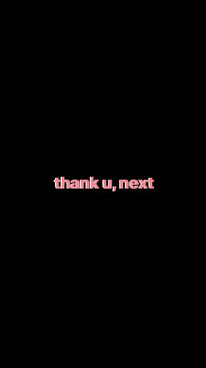 Pink Thank You Next Aesthetic Mood Wallpaper