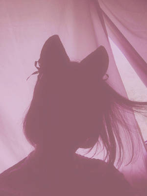 Pink-tinted E-girl Aesthetic Shadow Wallpaper