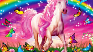 Pink Unicorn 1366 X 768 Wallpaper