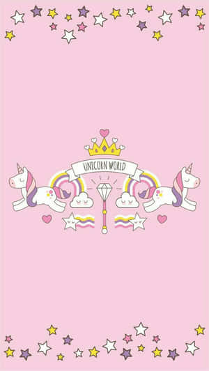 Pink Unicorn Wallpaper
