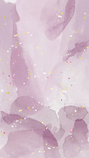 Pink Watercolor Splashes Background Wallpaper