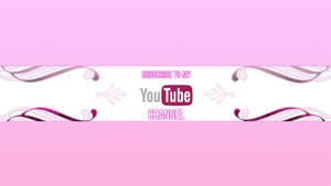 Pink Youtube Channel Wallpaper