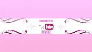 Pink Youtube Channel Wallpaper