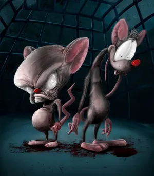 Download free Pinky And The Brain Science Lab Wallpaper 