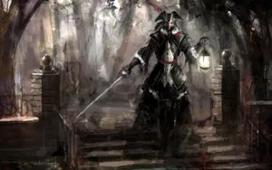 Pirate Captain Painting Wallpaper