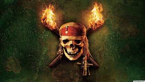 Pirate Skull Logo Wallpaper