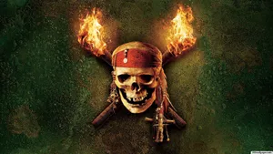 Pirate Skull Logo Wallpaper