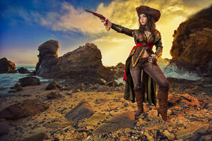 Pirate Woman Photography Wallpaper