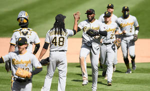 Pittsburgh Pirates In The Field Wallpaper