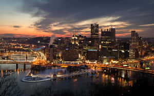 Pittsburgh Skyline Nearing Dust Wallpaper