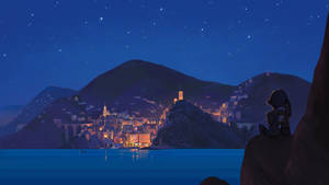Pixar Luca At Night Wallpaper