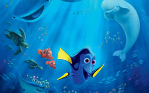 Pixar Nemo And Dory Wallpaper