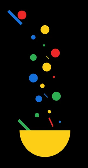 Pixel 5 Abstract Bowl Art Wallpaper