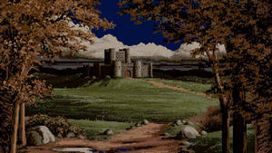 Pixel Art Castle Path