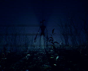 Pixel Art Siren Head With Camera Filter Wallpaper