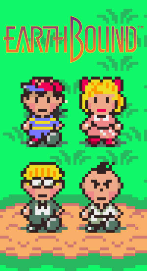 Pixel Earthbound Poster Wallpaper