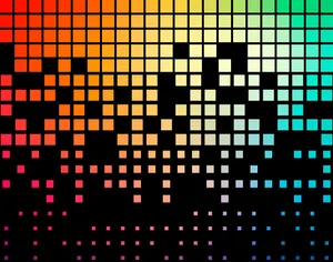 Pixelated Color Gradient Wallpaper