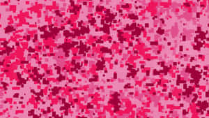 Pixelized Pink Camo Wallpaper