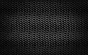 Plain Black Desktop With Hexagon Patterns Wallpaper